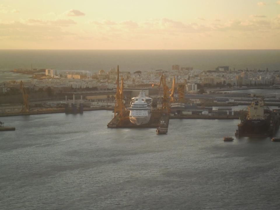 the Serenade of the Seas in the water