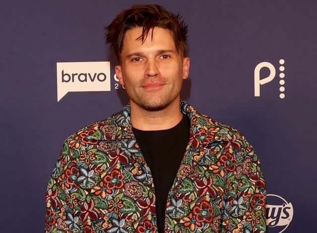 <p>Gabe Ginsberg/Getty </p> Tom Schwartz of "Vanderpump Rules" television series attends BravoCon 2023 on November 03, 2023 in Las Vegas, Nevada.