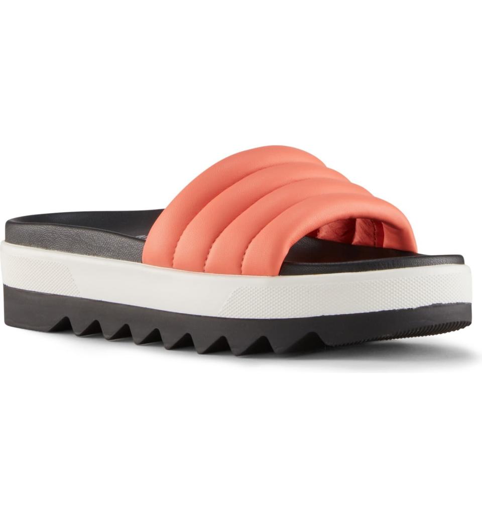 Normally $80, get them on sale for $60 at <a href="Prato Slide Sandal" target="_blank" rel="noopener noreferrer">Nordstrom</a>.