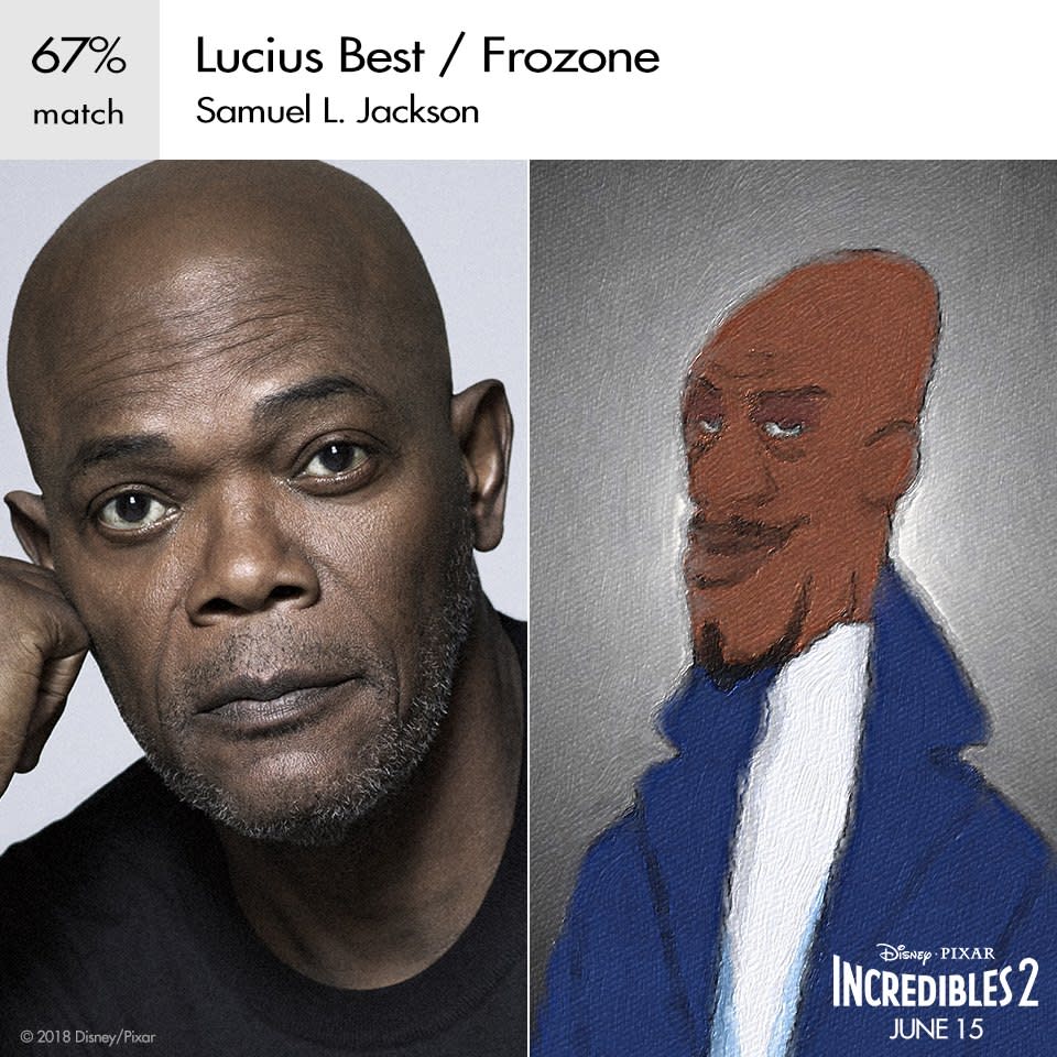 Samuel L. Jackson as Frozone in Pixar’s <em>Incredibles 2.</em> (Image: Disney)