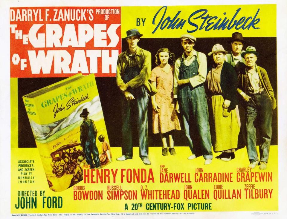 ‘The Grapes of Wrath’ a 1940 drama film starring Henry Fonda. (Photo by: Universal History Archive/UIG via Getty images)