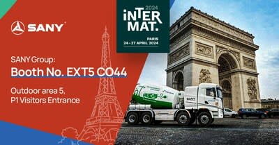 SANY Set to Showcase its Green and Latest Products at INTERMAT 2024