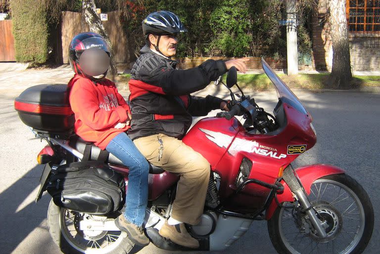 Aldo Soria murió mientras andaba en moto por la ruta con amigos