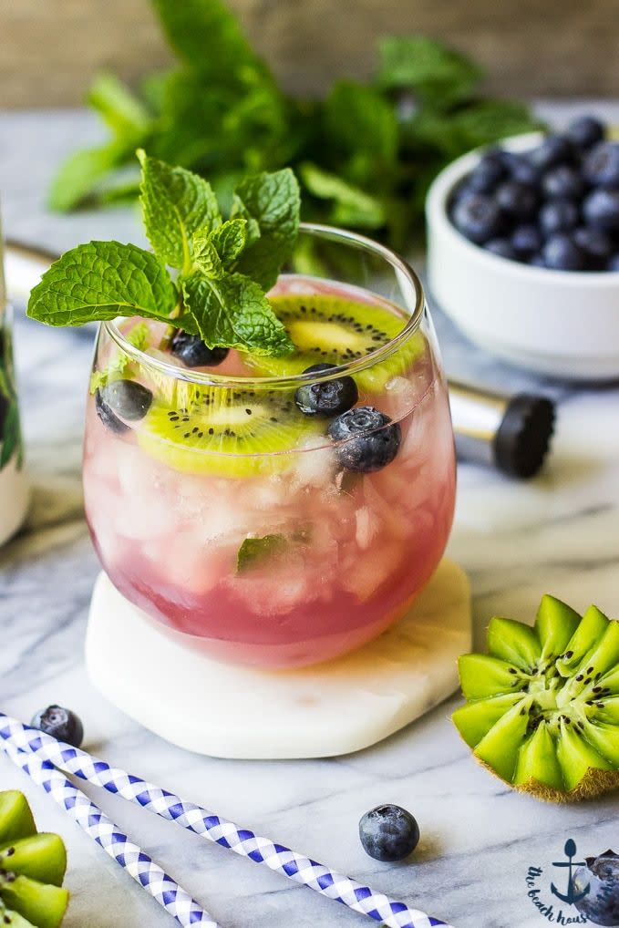 Blueberry Kiwi Mojito