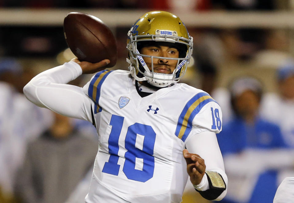 Devon Modster will get the start in place of Josh Rosen. (AP Photo/Rick Bowmer)