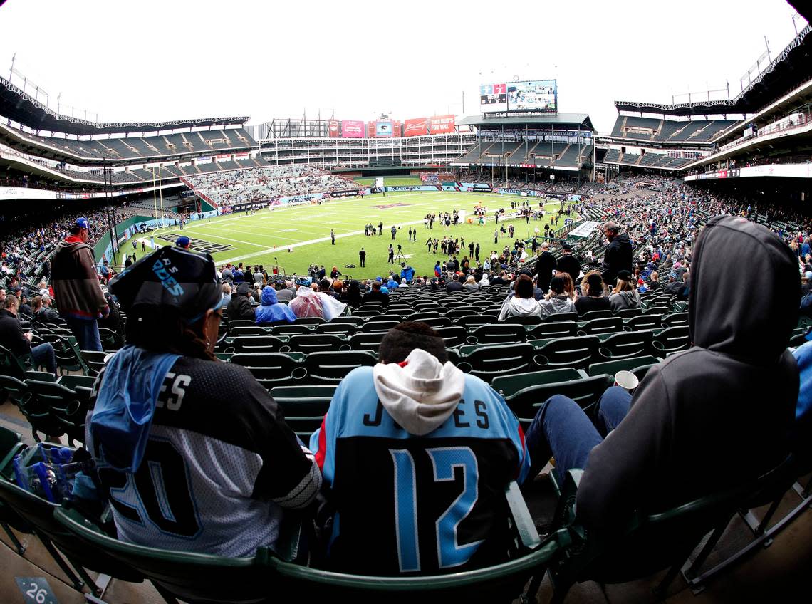 The XFL is returning to Chocktaw Stadium in 2023.