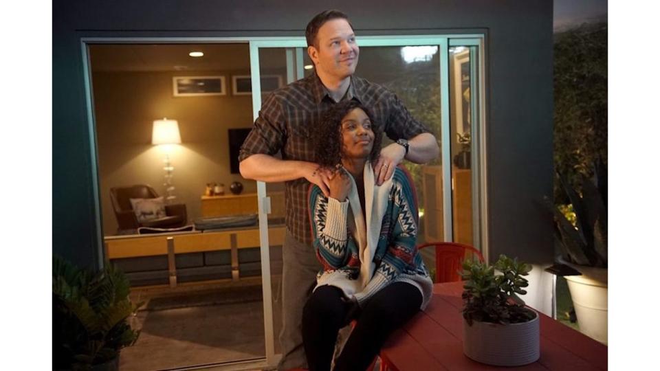 Jim Parrack and Sierra McClain as Jim and Grace Ryder