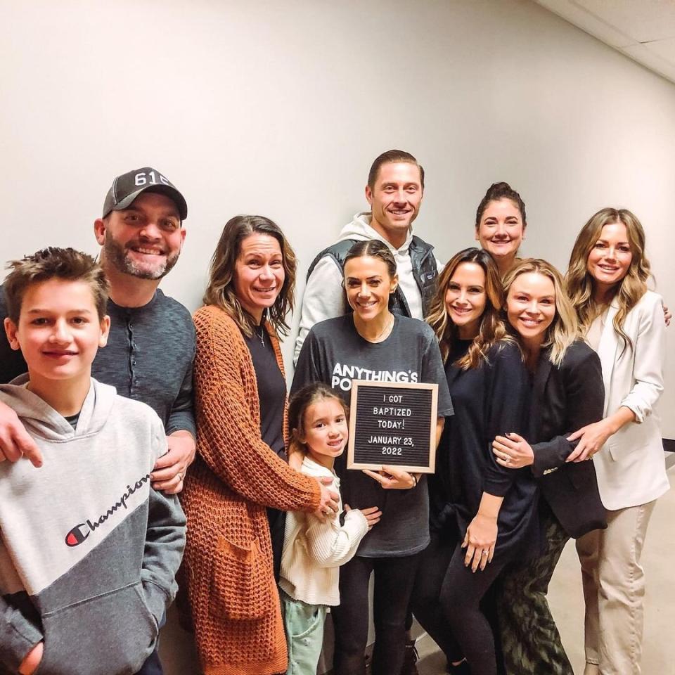 Jana Kramer Baptism, Instagram