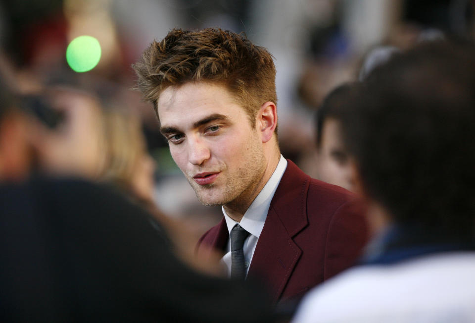 Cast member Robert Pattinson attends the premiere of "The Twilight Saga: Eclipse" during the Los Angeles Film Festival at Nokia theatre at L.A. Live in Los Angeles June 24, 2010. The movie opens in the U.S. on June 24.  REUTERS/Mario Anzuoni (UNITED STATES - Tags: ENTERTAINMENT)