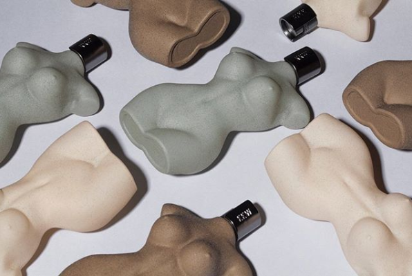 Kim Kardashian West is facing criticism over her new fragrance campaign, which features many bodies — none of them with hair. (Instagram: @KKWFragrance)