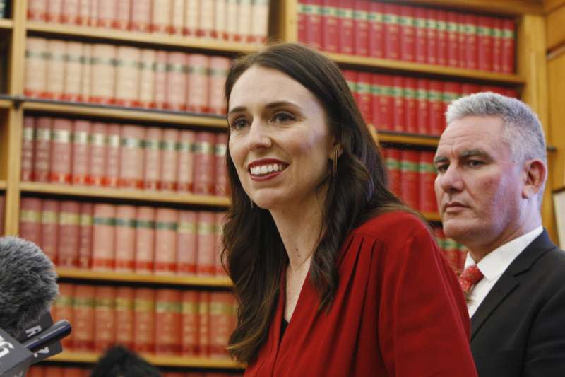 紐西蘭工黨黨魁雅頓（Jacinda Ardern）成為紐西蘭史上第3位女總理，也是第二年輕的總理（AP）