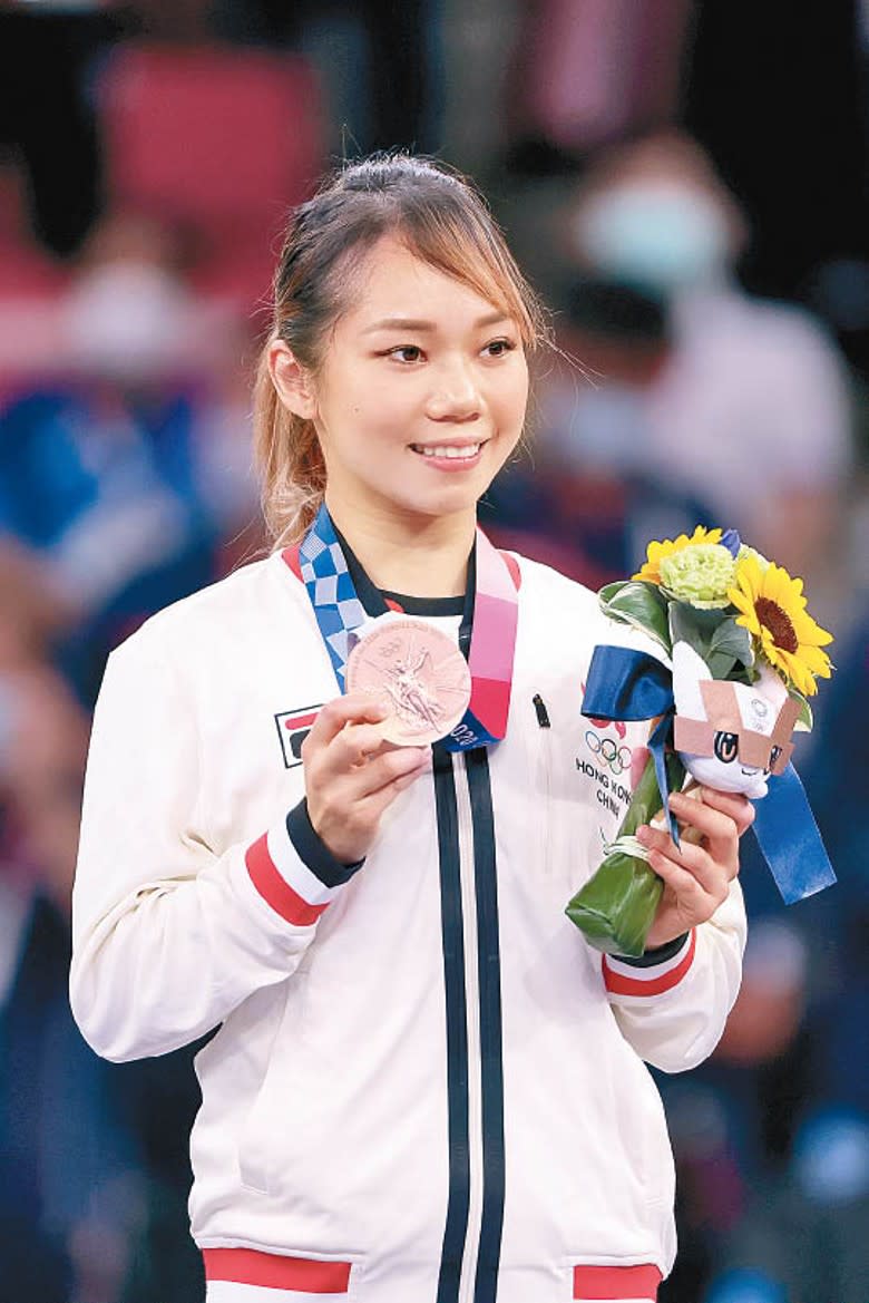 劉慕裳在奧運中奪得銅牌。