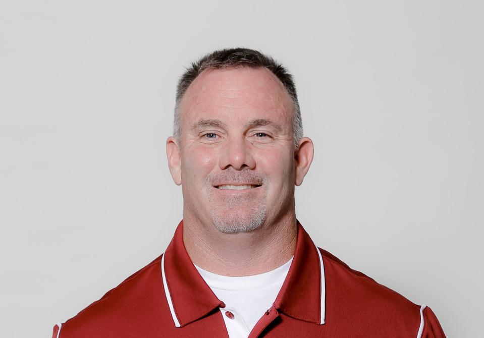 Oklahoma high school football coach Phil Koons, pictured in this 2013 file photo.