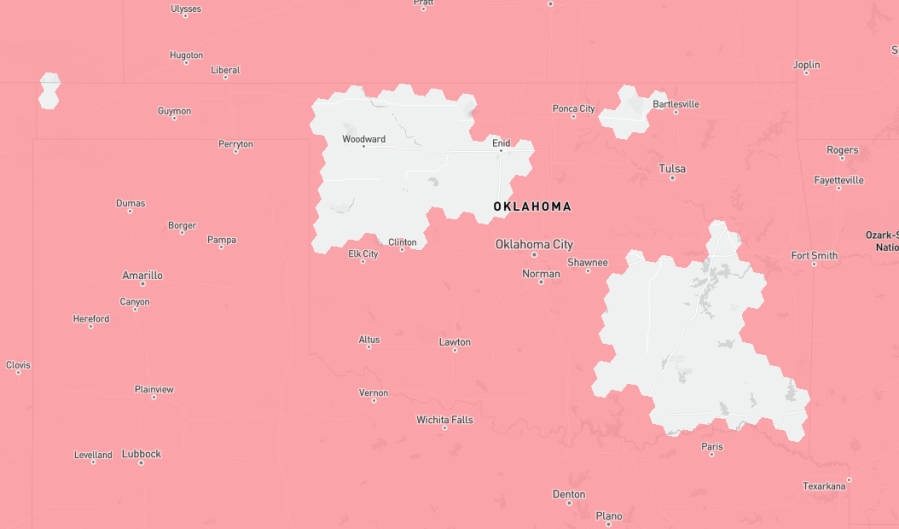 Verizon’s 4G LTE coverage (Map: FCC)