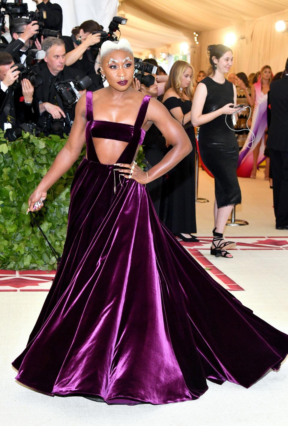 <h1 class="title">Cynthia Erivo in Valentino, Eva Fehren jewelry, and Maria Tash jewelry</h1><cite class="credit">Photo: Getty Images</cite>