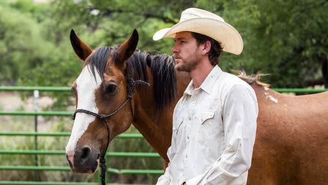 <p>Lifetime</p> Adam Senn in 'A Cowboy Christmas Romance'