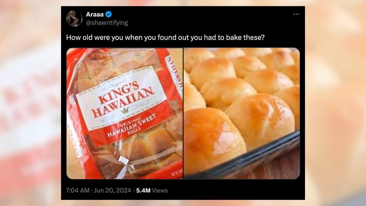 Online users on X claimed the Kings Hawaiian company advised its original Hawaiian sweet rolls must be baked before eating. 