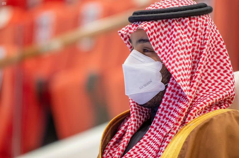 FILE PHOTO: Saudi Crown Prince, Mohammed bin Salman attends the Saudi Cup at King Abdulaziz Racetrack in Riyadh