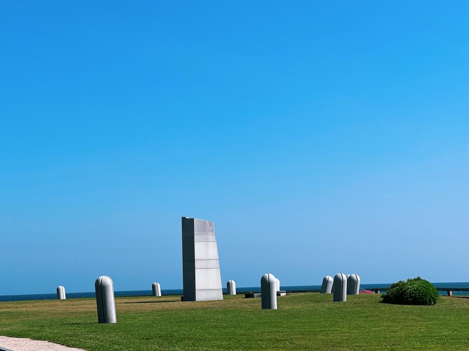 The Portuguese Monument at Brenton Point State Park is dedicated to Portuguese maritime navigators from the 1500s and 1600s, known as the “Golden Age of Maritime Exploration.”