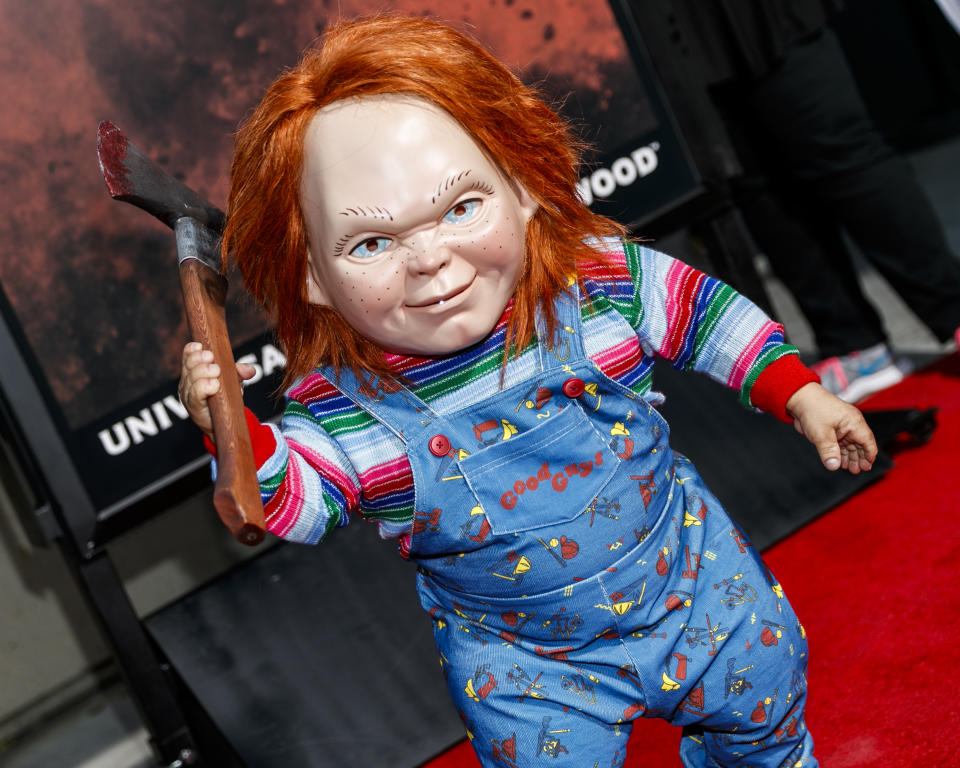 UNIVERSAL CITY, CA - SEPTEMBER 15:   Chucky attends Halloween Horror Nights Opening Night at Universal Studios Hollywood on September 15, 2017 in Universal City, California. 