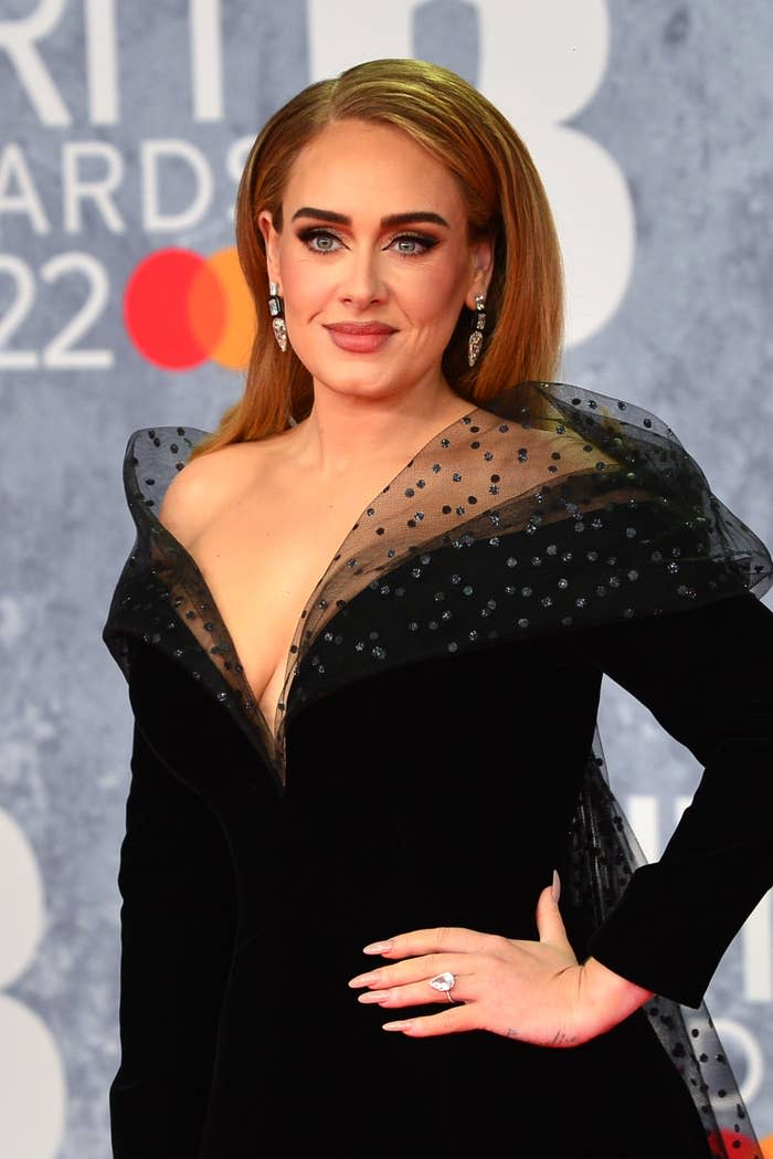 Adele on the red carpet