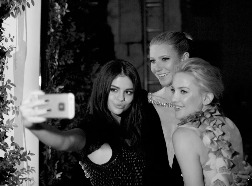 Selena Gomez, Gwyneth Paltrow, and Kate Hudson