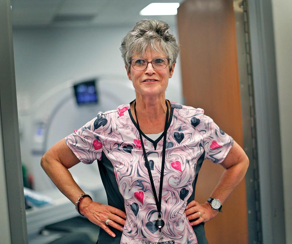 Andrea Nalband Thornley, 67, of Rockland, has worked in the radiology department at South Shore Health in Weymouth and Hingham for 50 years.