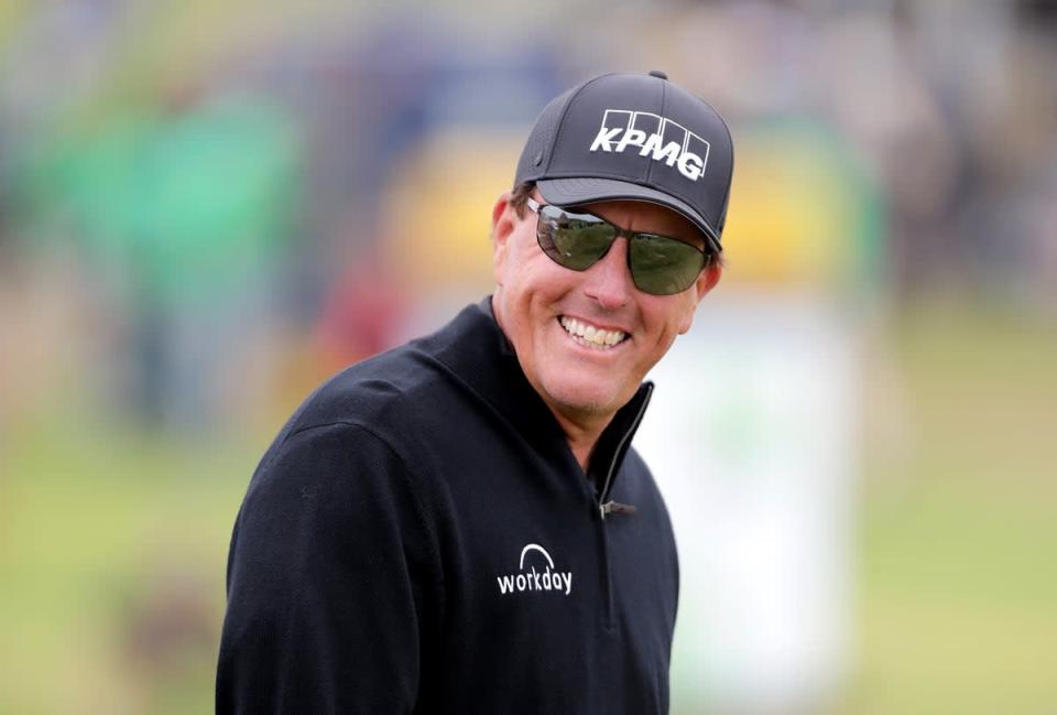 Mickelson has kept a low profile since February’s comments about the Saudis (PA Wire)