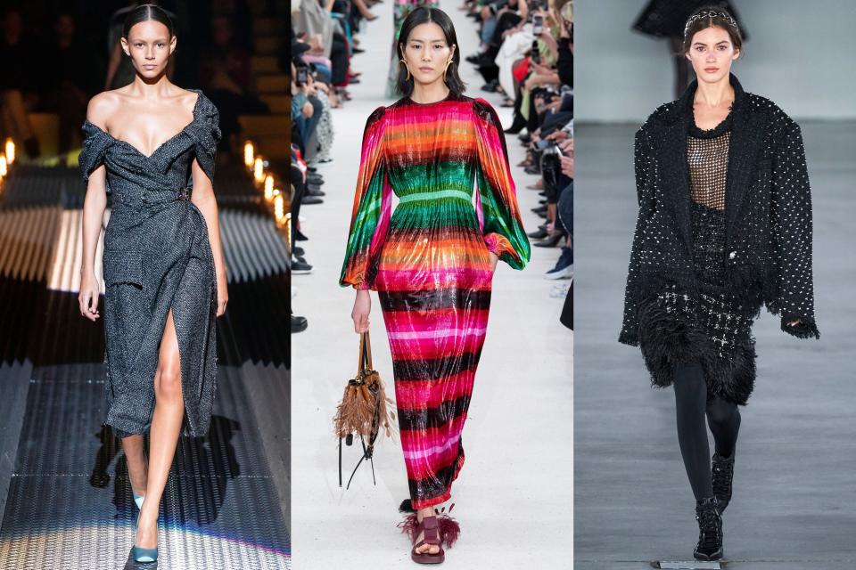 Prada Fall 2019; Valentino Spring 2019; Balmain Fall 2019