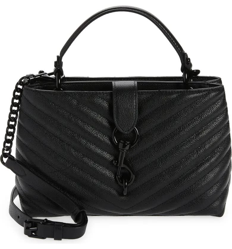 Rebecca Minkoff Edie Chevron Quilted Satchel