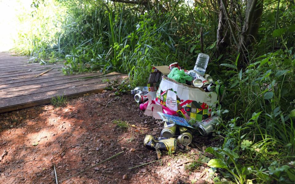 Many organisations have reported seeing more littering during the lockdown - Getty