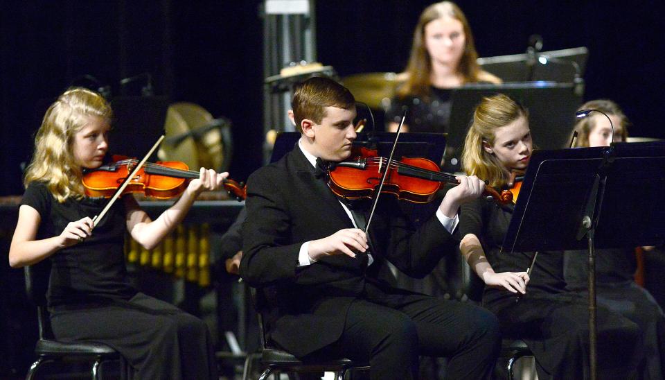 The GROW Gadsden master plan includes priorities for arts and culture. Members of the Etowah Youth Philharmonic Orchestra perform during the Etowah Youth Orchestras 2019 Fall Formal Concert on Sunday, Nov. 3 in the Southside High School Auditorium.