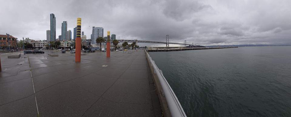 bay bridge panorama