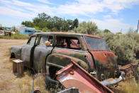<p>This 1952 Dodge Coronet Sierra four-door station wagon immediately grabbed our attention, and not just because it has a doll trying to escape from the rear window. No, the reason why we were keen to point our camera at it was because of its scarcity. Just 4000 of them were manufactured.</p>
