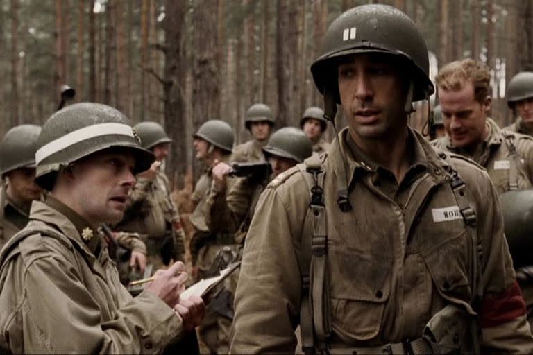 David Schwimmer en Band of Brothers