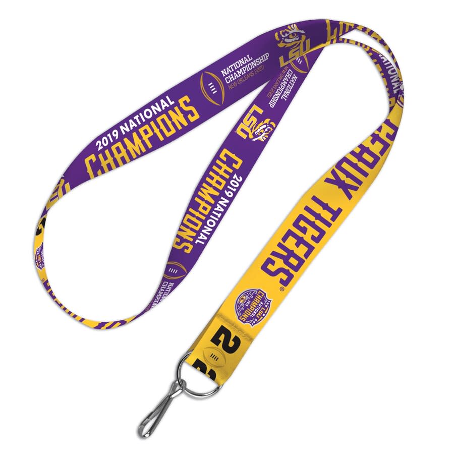 LSU College Football Playoff 2019 National Champions Lanyard