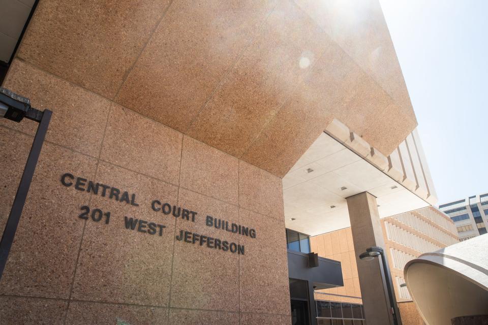 The central court building of the Maricopa County Superior Court in Phoenix.