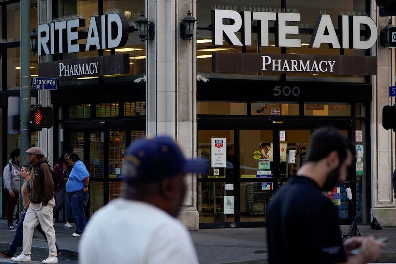 FILE PHOTO: A Rite Aid store is shown in downtown Los Angeles, California