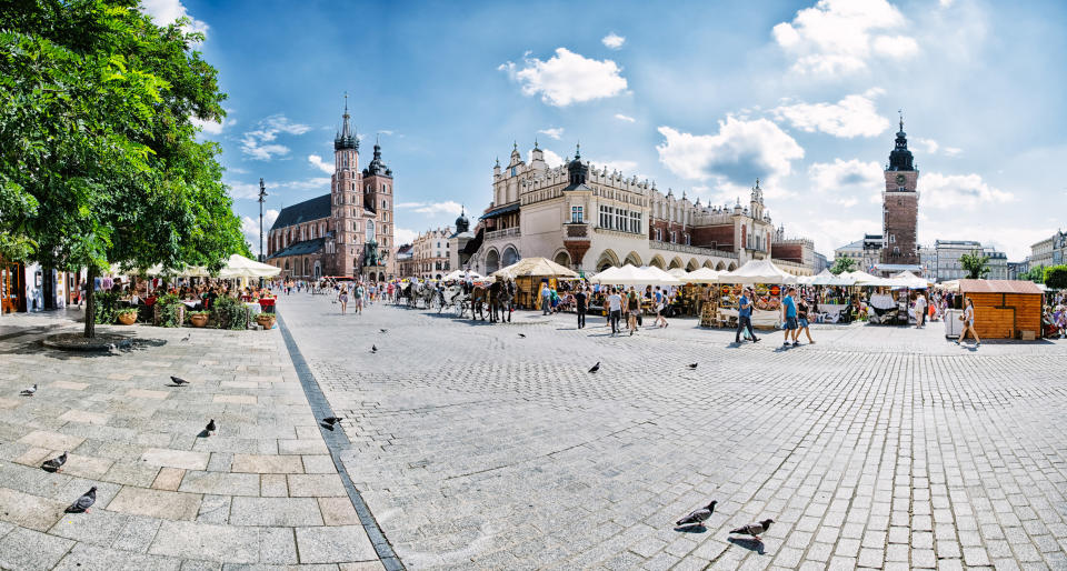 Main Market Square of Kraków.