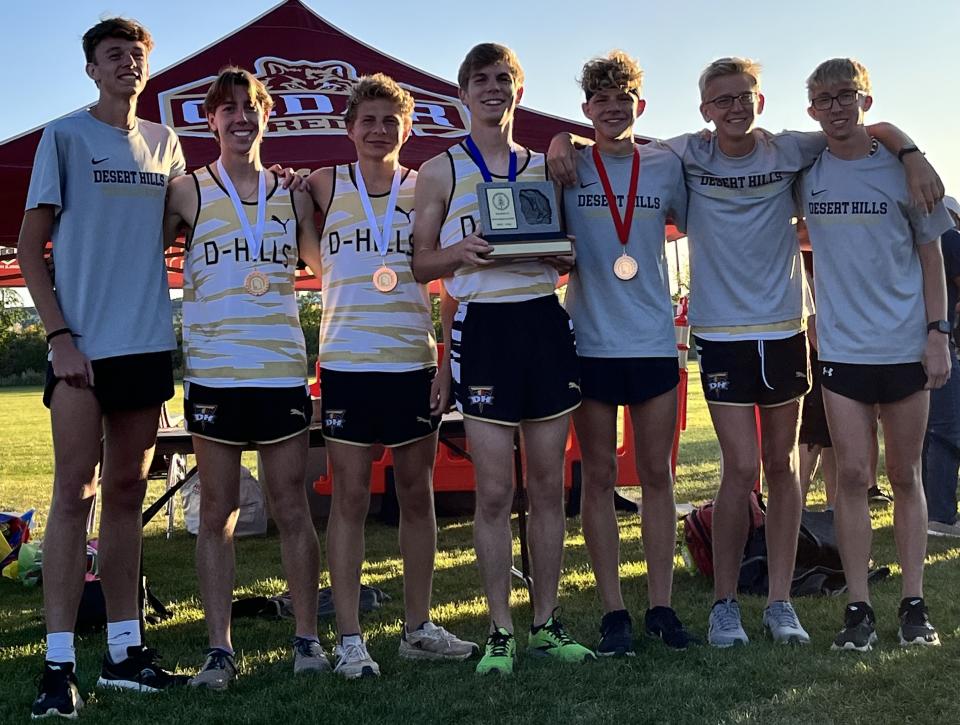 Desert Hills High School boys won the Region 9 championship. | Provided by Desert Hills