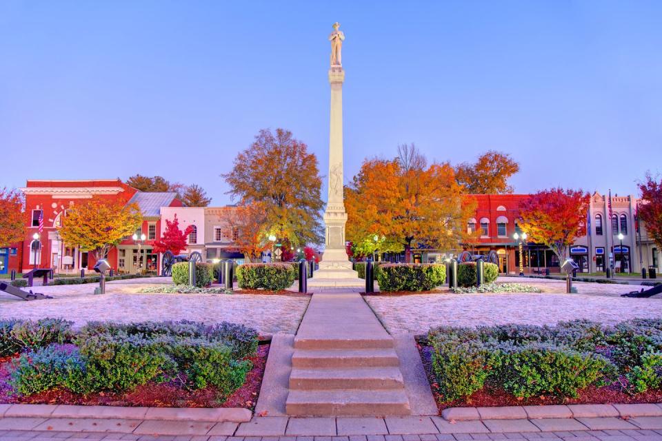 autumn in franklin, tennessee