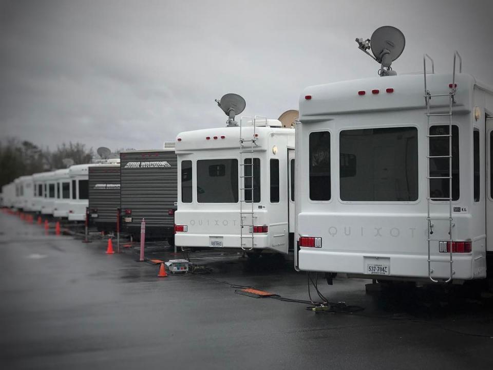 Trailers Parked