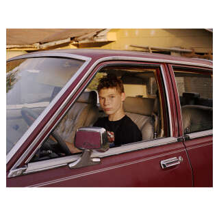 “Matthew in His Car”, 2019.. Photo Fumi Nagasaka