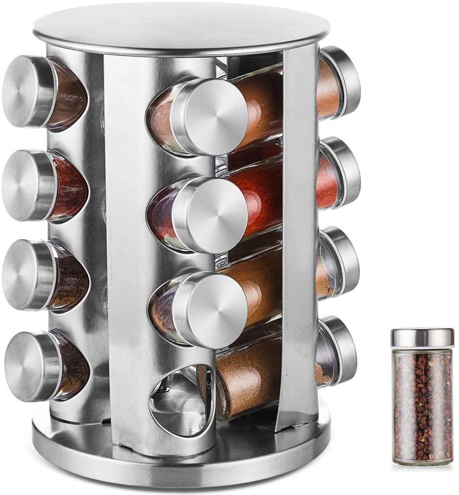 DEFWAY Revolving Spice Rack (Photo via Amazon)