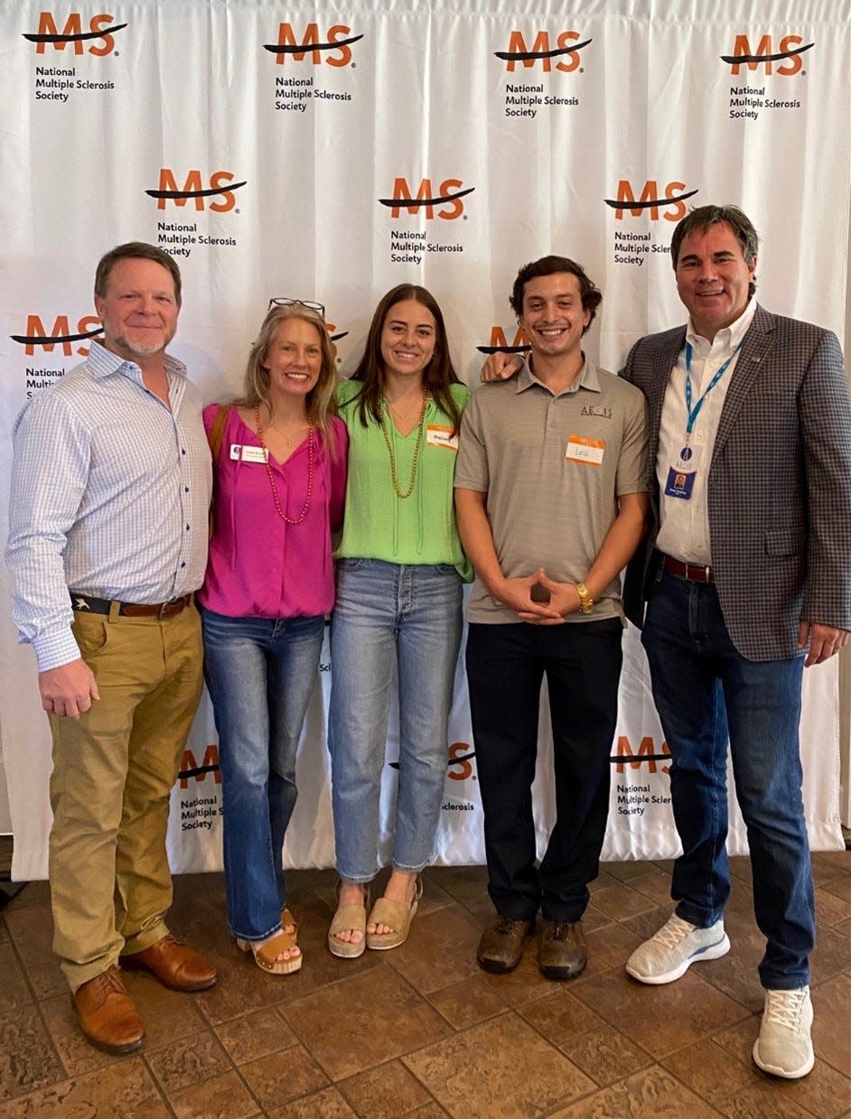 Together for a Cure MS Luncheon, Fall 2023 with the Aegis crew and Mr. Williams.