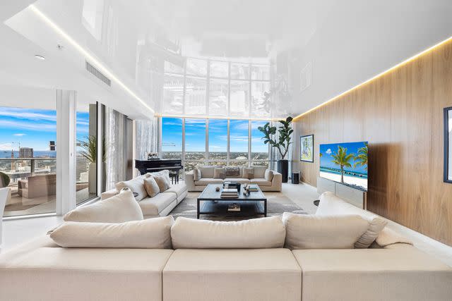 <p>Haute Living Media Group</p> Larsa Pippen's Miami penthouse for sale