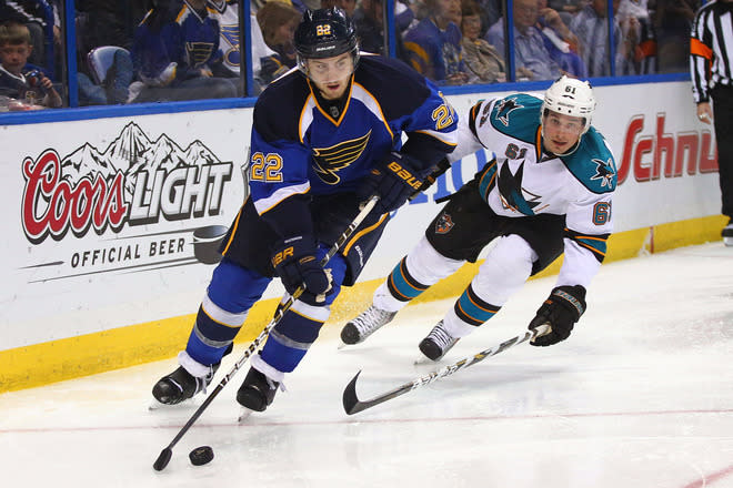  Kevin Shattenkirk #22 Of The St. Louis Blues Controls Getty Images