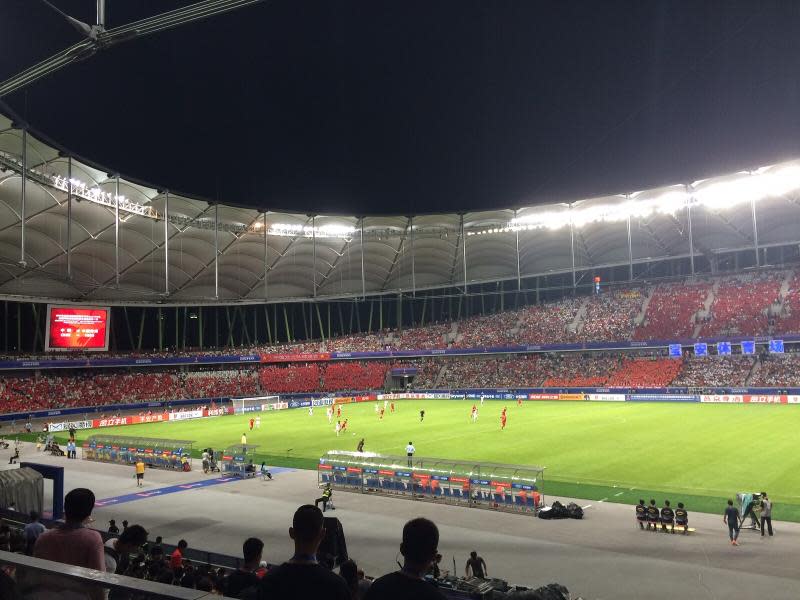 中港世界盃預賽上半場戰成0:0平手