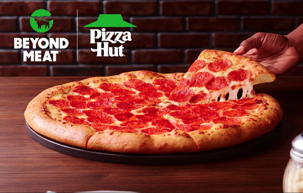 Pizza Hut Beyond Meat pizza