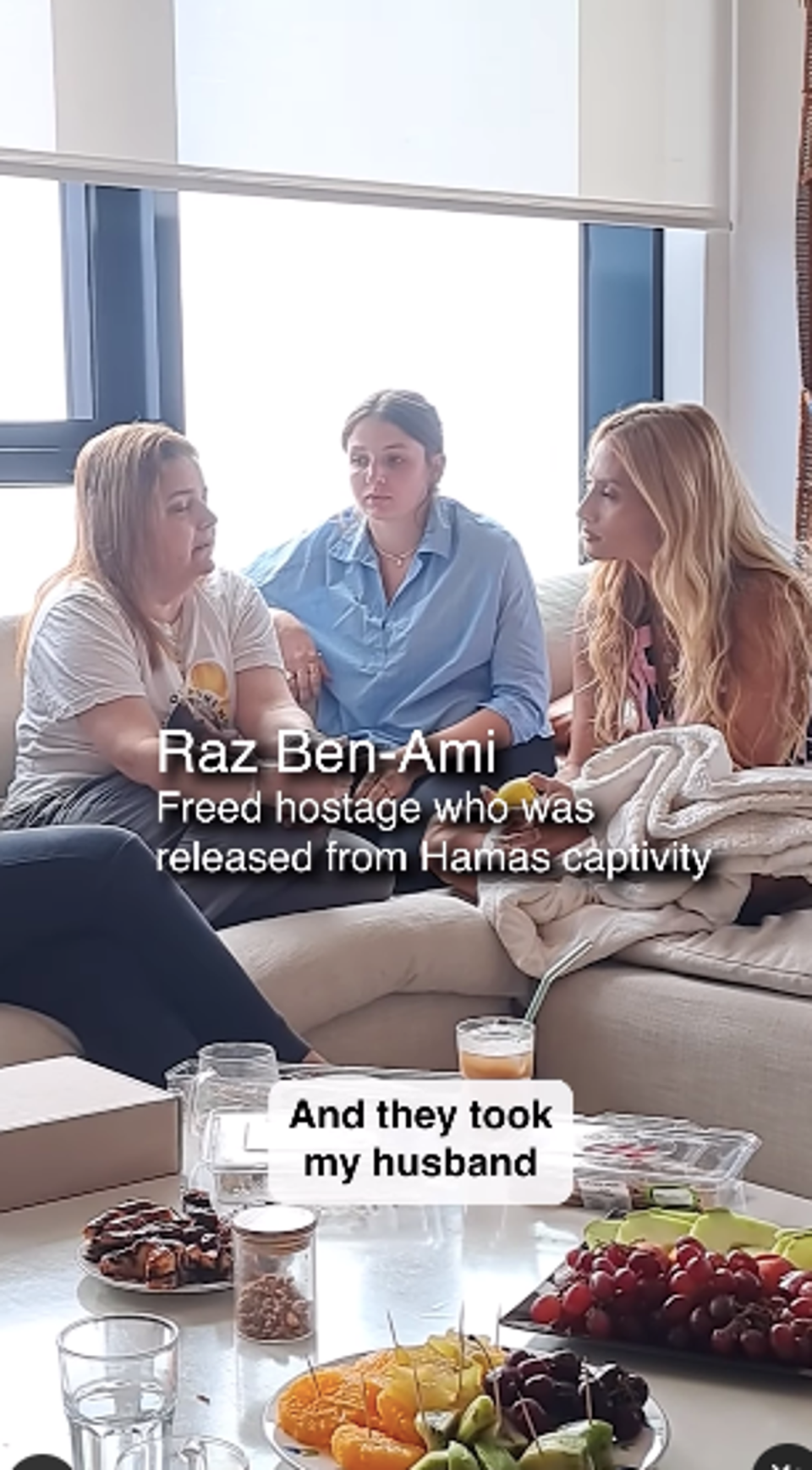Montana Tucker (right) is seen sitting with Raz Ben Ami (left) and her daughter (Montana Tucker / Instagram)